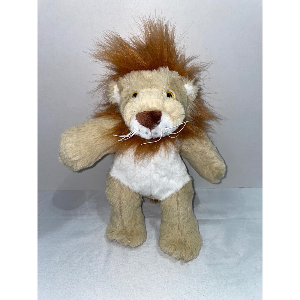 Teddy Mountain Lion Plush Stuffed Animal‎ Tan Orange Mane 10 Inch 0250